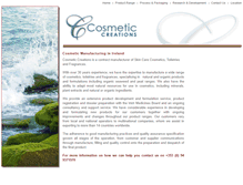 Tablet Screenshot of cosmeticsireland.com